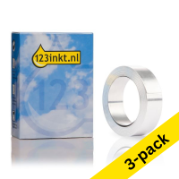 Dymo S0720160 / 31000 Rhino μη κολλητική ασημένια ταινία αλουμινίου, 12 mm (3-συσκευασία) (123ink)  089257
