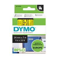Dymo S0720980 / 53718 μαύρο σε κίτρινη ταινία, 24 mm (πρωτότυπο Dymo) S0720980 088432