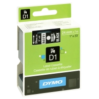 Dymo S0721010 / 53721 λευκό σε μαύρη ταινία, 24 mm (πρωτότυπο Dymo) S0721010 088438