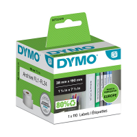Dymo S0722470 / 99018 στενές ετικέτες αρχείων με καμάρα μοχλού (πρωτότυπο Dymo) S0722470 088540