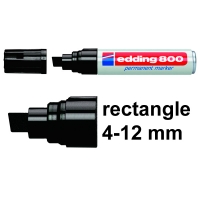 Edding Ανεξίτηλος Μαρκαδόρος 800 Black 4-12mm 200508