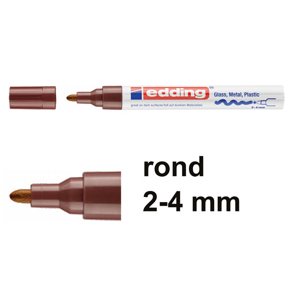 Μαρκαδόρος Λαδιού Edding 750 2 - 4 mm Brown 200580 - 1