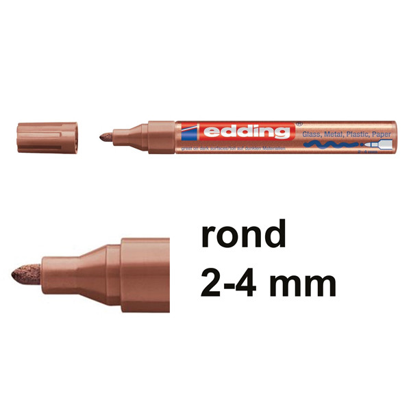 Μαρκαδόρος Λαδιού Edding 750 2 - 4 mm Copper 200594 - 1