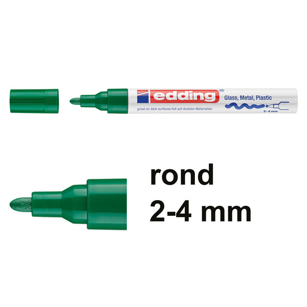 Μαρκαδόρος Λαδιού Edding 750 2 - 4 mm Green 240503 - 1