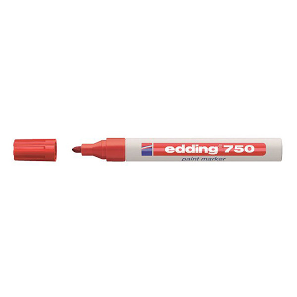 Μαρκαδόρος Λαδιού Edding 750 2 - 4 mm Red 240501 - 1
