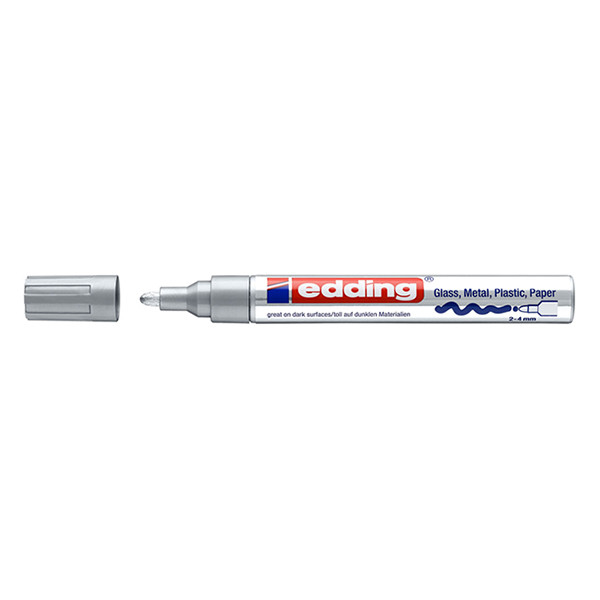 Μαρκαδόρος Λαδιού Edding 750 2 - 4 mm Silver 240508 - 1
