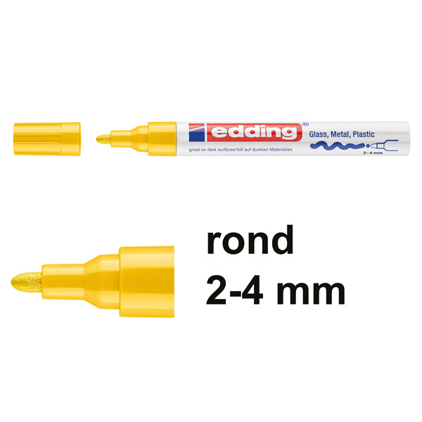 Μαρκαδόρος Λαδιού Edding 750 2 - 4 mm Yellow 240504 - 1
