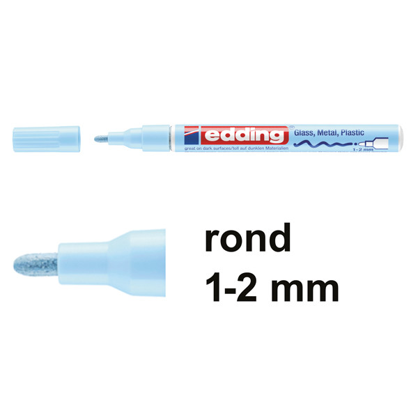 Μαρκαδόρος Λαδιού Edding 751 1-2 mm Pastel Blue 239377 - 1