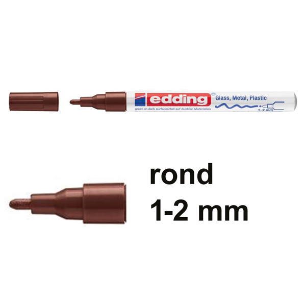 Μαρκαδόρος Λαδιού Edding 751 1 - 2 mm Brown 200608 - 1