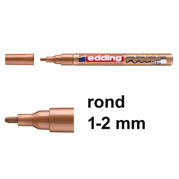 Μαρκαδόρος Λαδιού Edding 751 1 - 2 mm Copper 200622 - 1