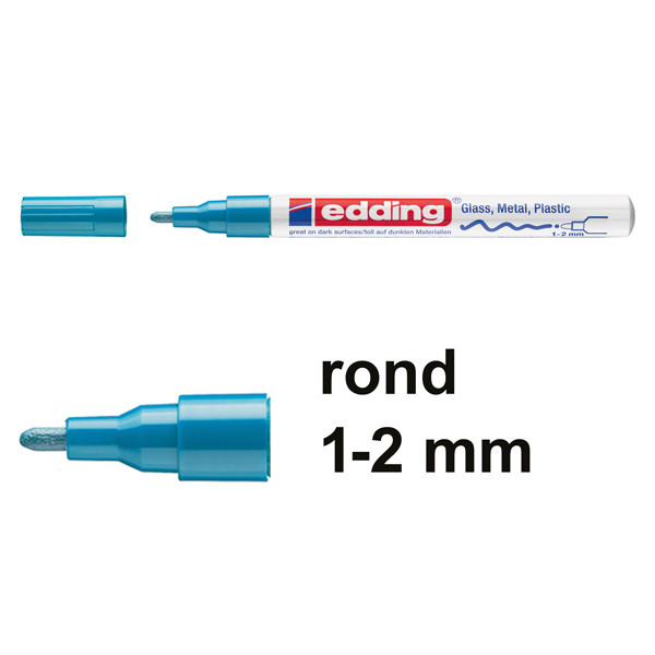 Μαρκαδόρος Λαδιού Edding 751 1 - 2 mm Light Blue 200614 - 1