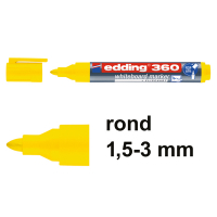 Μαρκαδόρος λευκού πίνακα Edding 360 κίτρινος (1,5 - 3 mm) 240538