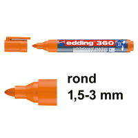 Μαρκαδόρος λευκού πίνακα Edding 360 πορτοκαλί (1,5 - 3 mm) 240539