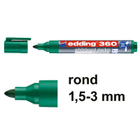 Μαρκαδόρος λευκού πίνακα Edding 360 πράσινος (1,5 - 3 mm) 240537