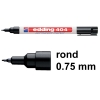 Μαρκαδόρος Edding 404 μαύρος (στρογγυλός 0,75 mm) 200827 - 1