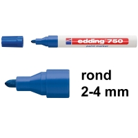 Μαρκαδόρος Edding 750 μπλε (στρογγυλός 2 - 4 mm) 200572