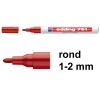 Μαρκαδόρος Edding 751 κόκκινος (στρογγυλός 1 - 2 mm)