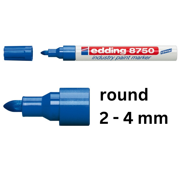 Μαρκαδόρος Edding 8750 μπλε βιομηχανικός 200774 - 1