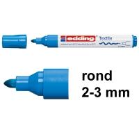 Μαρκαδόρος Yφασμάτων Edding 4500 2 - 3 mm Light Blue 200736