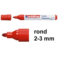 Μαρκαδόρος Yφασμάτων Edding 4500 2 - 3 mm Red 200720