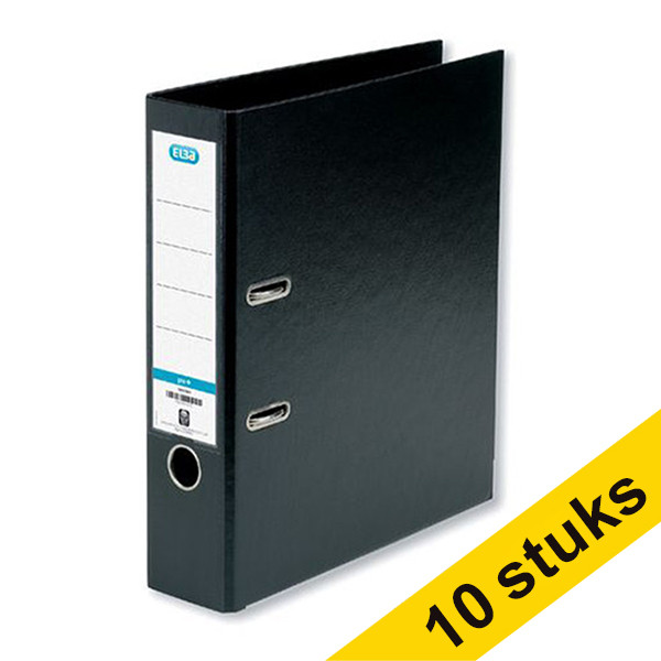 Προσφορά: 10x Κλασέρ Αρχειοθέτησης Elba Smart Pro+ A4 PP 80 mm Black 237706 - 1