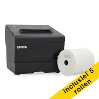 Εκτυπωτής Αποδείξεων Epson TM-T88VII + Ρολά θερμικά λευκό 80x80x12 (5 τεμάχια) 832332