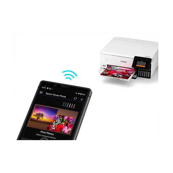 Εκτυπωτής Ιnkjet Epson EcoTank Photo ET-8500 A4 all-in-one με WiFi (3 σε 1) 831808 - 3