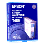 Μελάνι Epson T489 (C13T489011) Light Cyan/Cyan 025450 - 1