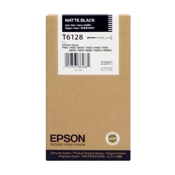 Μελάνι Epson T6128 Matte Black 026096 - 1