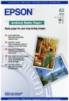 Φωτογραφικό Χαρτί Epson S041344 Archival Matte Α3 192 g/m² (50 Φύλλα)
