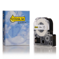 Epson LK-3WBN τυπικό μαύρο σε λευκή ταινία, 9 mm (123ink) C53S653003C 083179