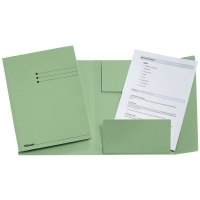Φάκελος Esselte με 3 Αυτιά και Γραμμές Folio Green 50τμχ 203748