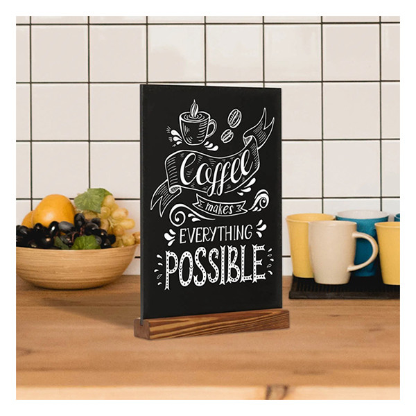 Μαυροπίνακας Τραπεζιού Α4 κάθετο, φυσικό φινίρισμα 226933 - 5