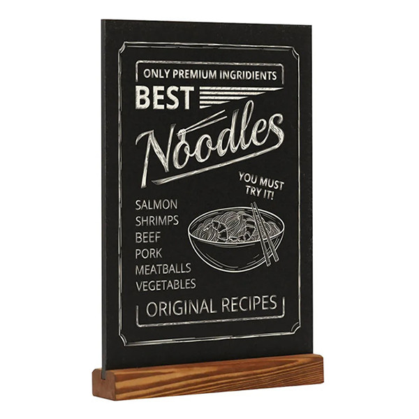 Μαυροπίνακας Τραπεζιού Α4 κάθετο, φυσικό φινίρισμα 226933 - 2