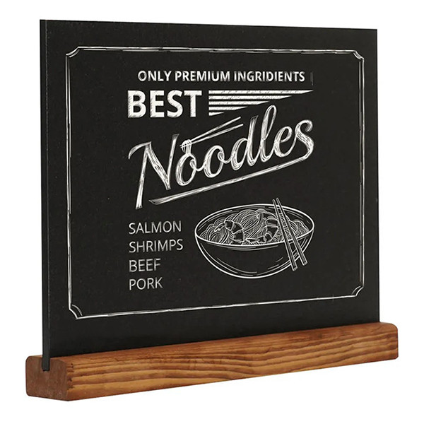 Μαυροπίνακας Τραπεζιού Α4 με οριζόντιο προσανατολισμό, φυσικό φινίρισμα 226932 - 2