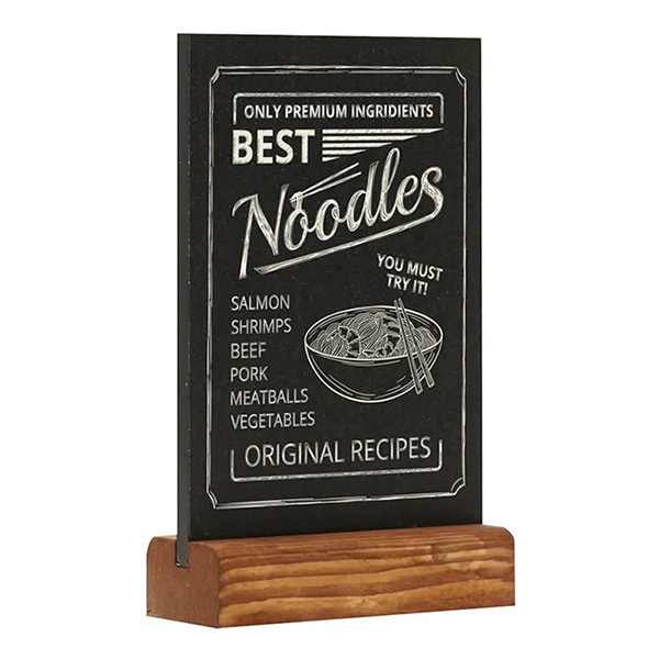 Μαυροπίνακας Τραπεζιού A6 σε όρθια θέση, φυσικό φινίρισμα 226938 - 2