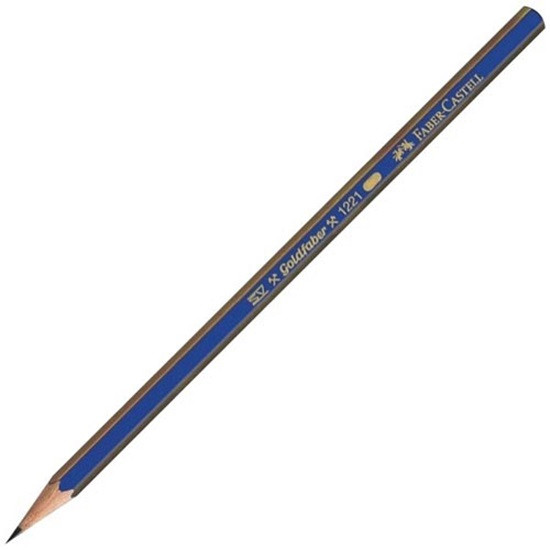 Μολύβι Ξύλινο Faber-Castell Goldfaber 1221 HB Blue/Gold 570268 - 1