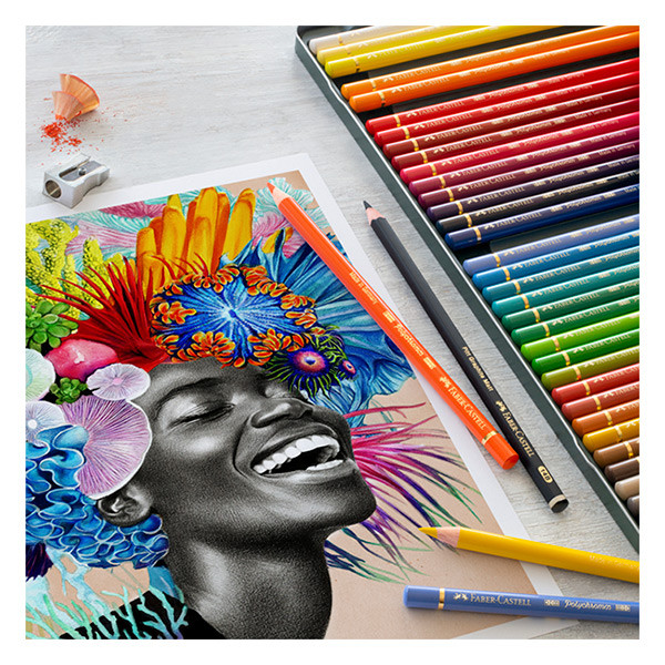 Χρωματιστά μολύβια Faber-Castell Polychromos σε μεταλλική θήκη (36 τεμάχια) 220194 - 2