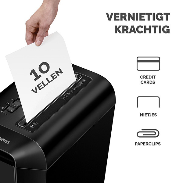 Καταστροφέας χαρτιού Fellowes Powershred LX65 (μαύρος) 213365 - 3