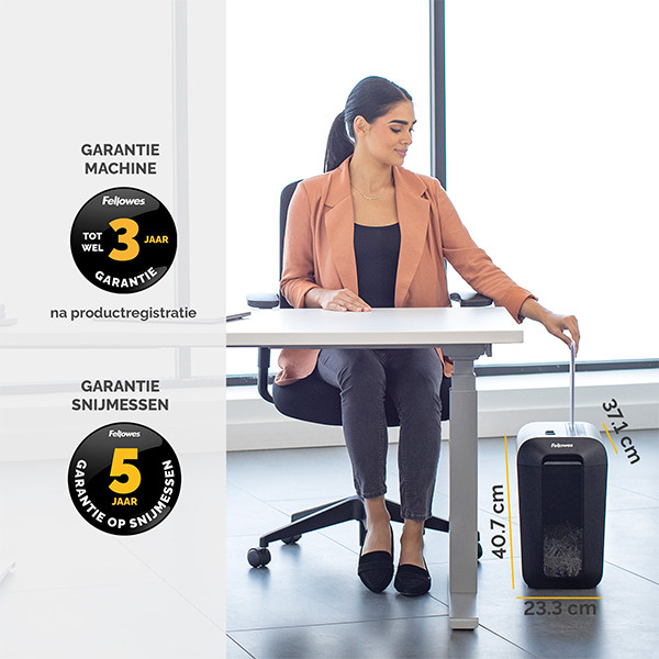 Καταστροφέας χαρτιού Fellowes Powershred LX65 (μαύρος) 213365 - 5