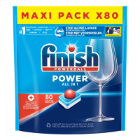 Finish Κάψουλες Πλυντηρίου Πιάτων Finish Power Regular All-in-1 80τμχ  SFI01014