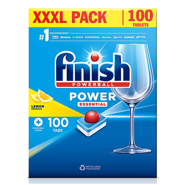 Ταμπλέτες πλυντηρίου πιάτων Finish Power All-in-1 Essential Lemon (100 πλύσεις) SFI01048 - 1