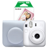 Fujifilm instax mini 12 λευκό σετ με λευκή θήκη και 20 φύλλα χαρτιού 150885 - 1