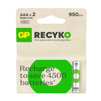 Επαναφορτιζόμενη μπαταρία Ni-Mh GP 950 ReCyko AAA / HR03 (2 τεμ.) AGP00098