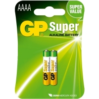 GP Υπεραλκαλικές μπαταρίες AAAA LR80425, συσκευασία 2 τεμαχίων 215124