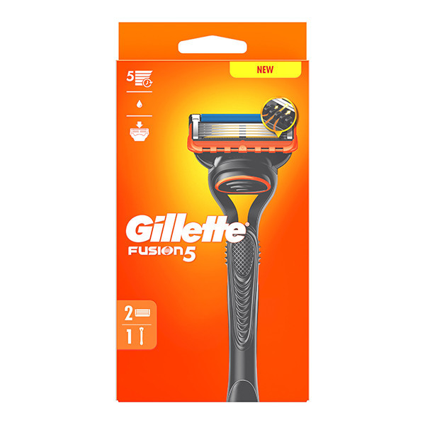 Gillette Fusion 5 Ξυραφάκι με Ανταλλακτικές Κεφαλές με 5 Λεπίδες & Λιπαντική Ταινία + Ανταλλακτικά Ξυραφάκια 2τμχ SGI00224 - 1