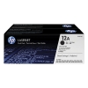 Διπλή συσκευασία μαύρου toner HP 12AD (Q2612AD) (πρωτότυπο)