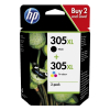 Μελάνι HP 305XL (6ZA94AE) Black & Colour 2-pack 653019 - 1
