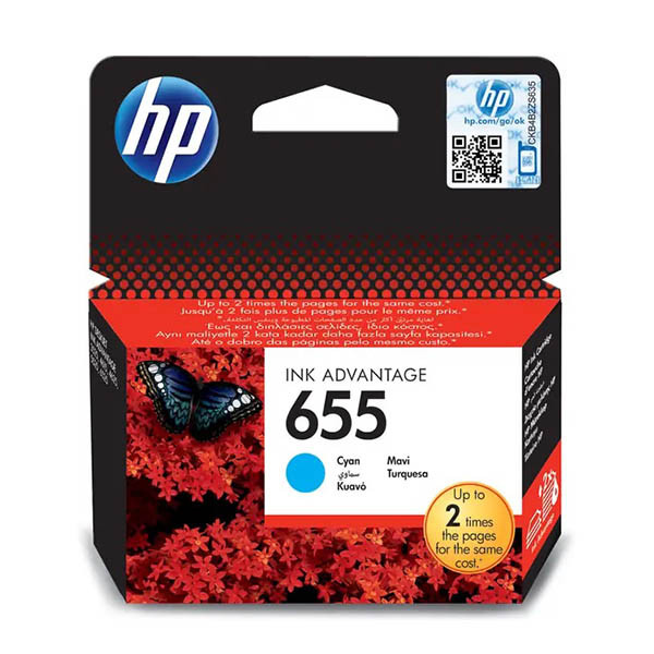 Μελάνι HP 655 (CZ110AE) Cyan 044218 - 1