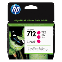 Μελάνι HP 712 (3ED78A) Magenta 3-pack 653021